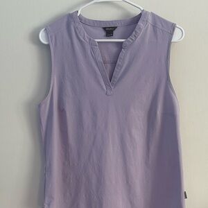 Eddie Bauer Lavender Escapelite Sleeveless UPF 50 Top